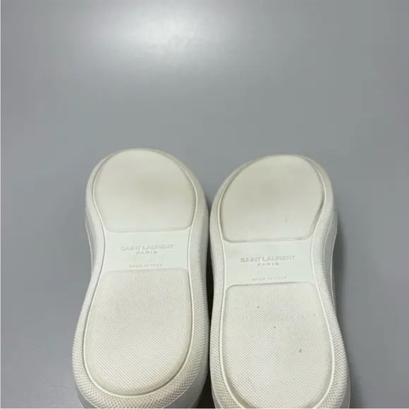 Saint Laurent Court Classic Perforated Leather Sneakers White Men’s EU 41/US 8 main image 4